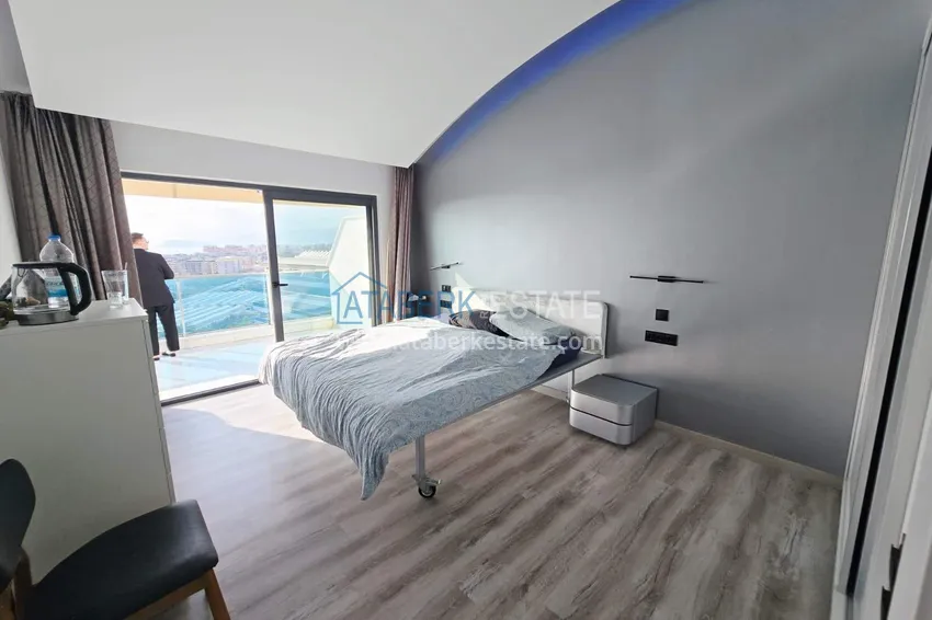Kupuj  Penthouse duplex 2+1 w Kargicak od właściciela - luksusowe meble, panoramiczny widok  18 