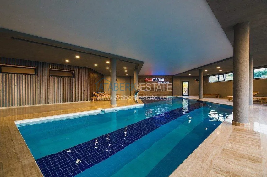 Penthouse duplex 2+1 w Kargicak od właściciela - luksusowe meble, panoramiczny widok  26 