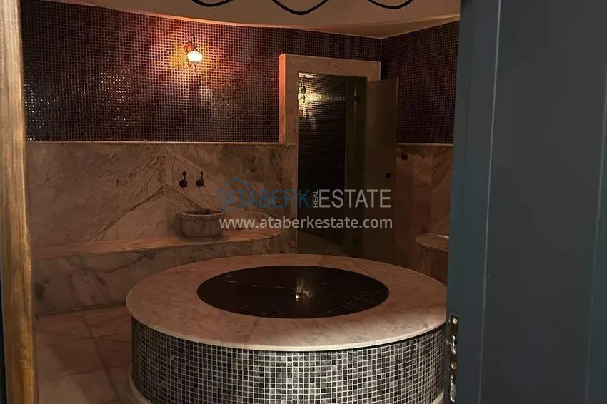 Penthouse duplex 2+1 w Kargicak od właściciela - luksusowe meble, panoramiczny widok  30 