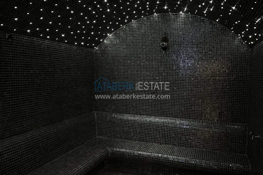 Penthouse duplex 2+1 w Kargicak od właściciela - luksusowe meble, panoramiczny widok  33 