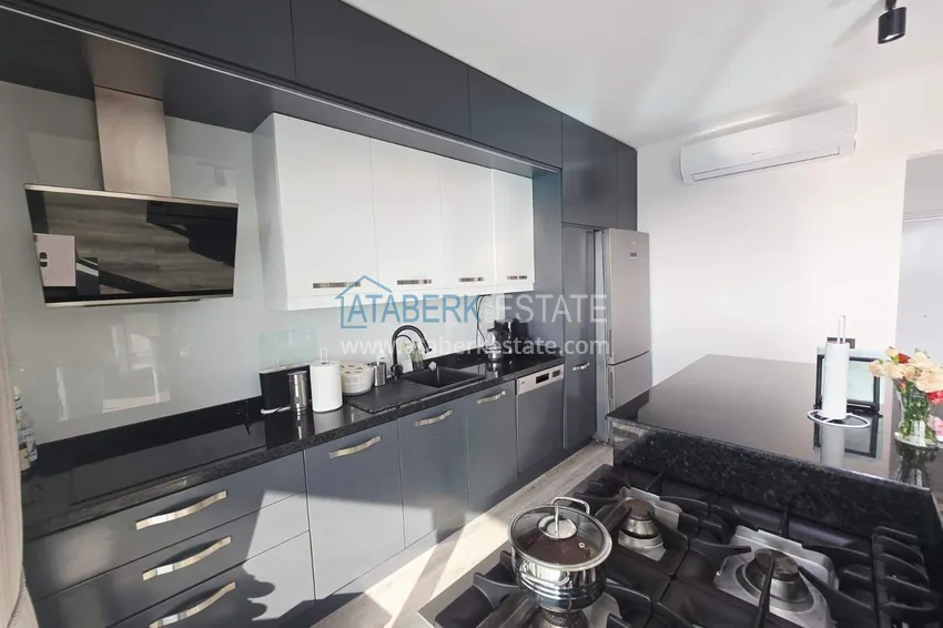 Kupuj  Penthouse duplex 2+1 w Kargicak od właściciela - luksusowe meble, panoramiczny widok  4 