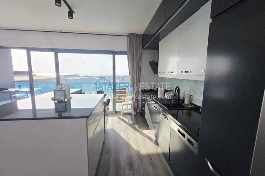Kupuj  Penthouse duplex 2+1 w Kargicak od właściciela - luksusowe meble, panoramiczny widok  5 