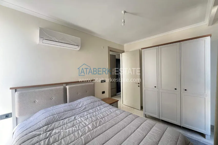 Kupuj  Apartament 1+1 z meblami w Cikcilli - nieruchomości w Alanyi na zezwolenie na pobyt 5 