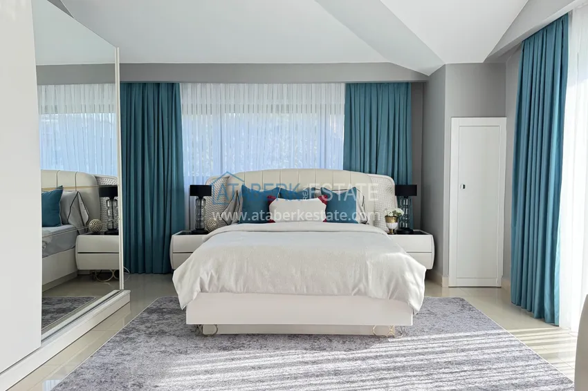 Kupuj  Dwupoziomowy penthouse 3+1 w Kargicak - pierwsza linia, prywatna plaża, raty 15-miesięczne 13 