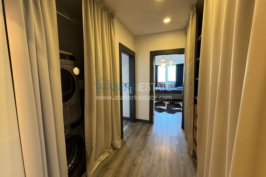 Kupuj  Panoramiczny dwupoziomowy penthouse z oryginalnym wnętrzem w centrum Mahmutlar, sobotni rynek 20 