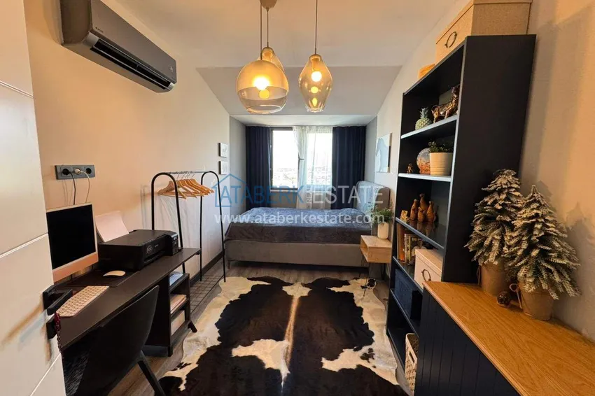 Kupuj  Panoramiczny dwupoziomowy penthouse z oryginalnym wnętrzem w centrum Mahmutlar, sobotni rynek 23 
