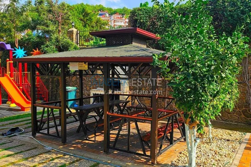 Dwupoziomowy penthouse 3+1 w Kargicak - pierwsza linia, prywatna plaża, raty 15-miesięczne 20 