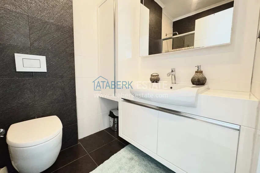 Kupuj  Dwupoziomowy penthouse 3+1 w Kargicak - pierwsza linia, prywatna plaża, raty 15-miesięczne 19 