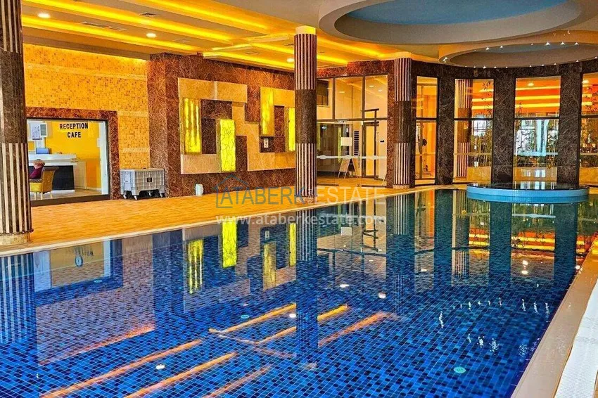 Dwupoziomowy penthouse 3+1 w Kargicak - pierwsza linia, prywatna plaża, raty 15-miesięczne 38 