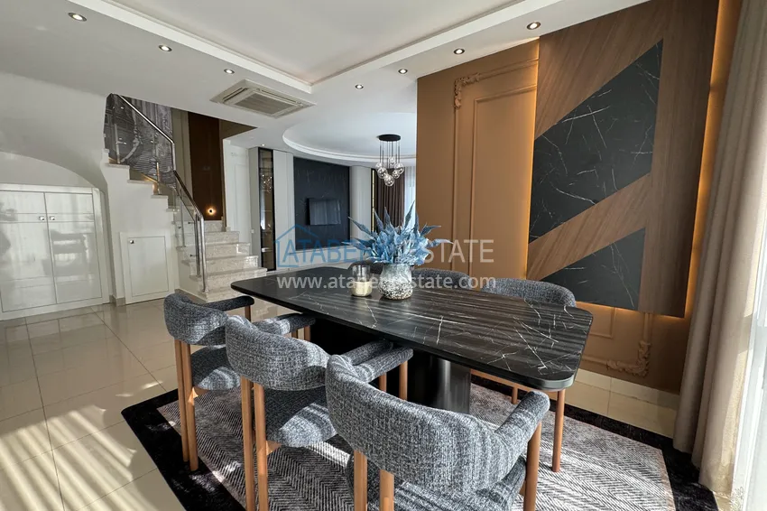 Kupuj  Dwupoziomowy penthouse 3+1 w Kargicak - pierwsza linia, prywatna plaża, raty 15-miesięczne 5 