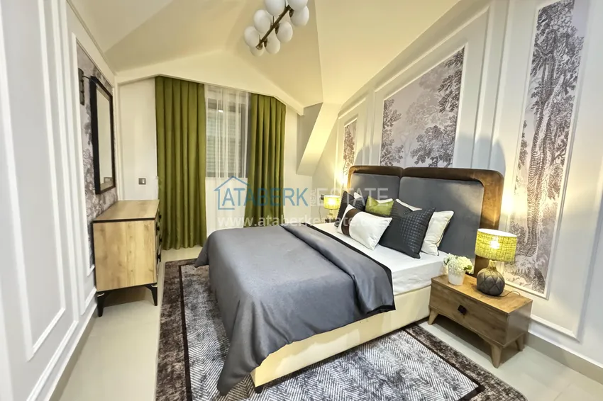 Kupuj  Dwupoziomowy penthouse 3+1 w Kargicak - pierwsza linia, prywatna plaża, raty 15-miesięczne 7 