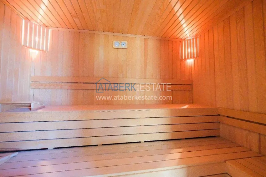 Apartament 1+1 z widokiem na morze w Kestel - pierwsza linia, odpowiedni dla obywatelstwa 12 