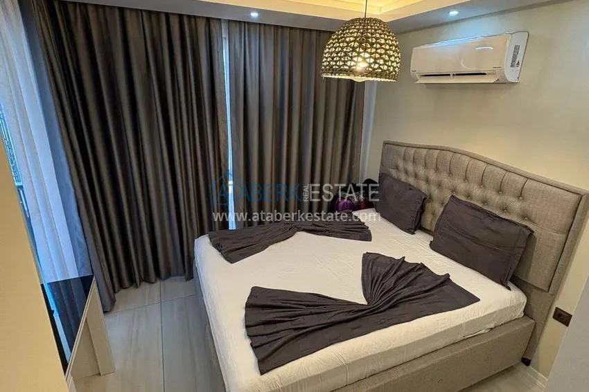 Kupuj  Dwupoziomowy penthouse 3+1 w centrum Alanyi, plaża Kleopatra - umeblowany, odpowiedni na zezwolenie na pobyt 14 