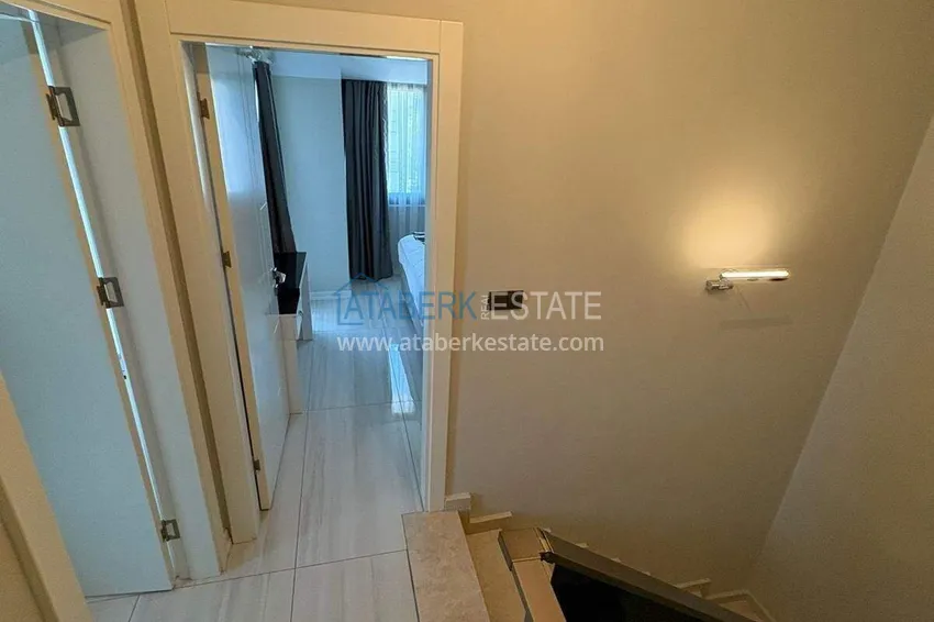 Kupuj  Dwupoziomowy penthouse 3+1 w centrum Alanyi, plaża Kleopatra - umeblowany, odpowiedni na zezwolenie na pobyt 16 