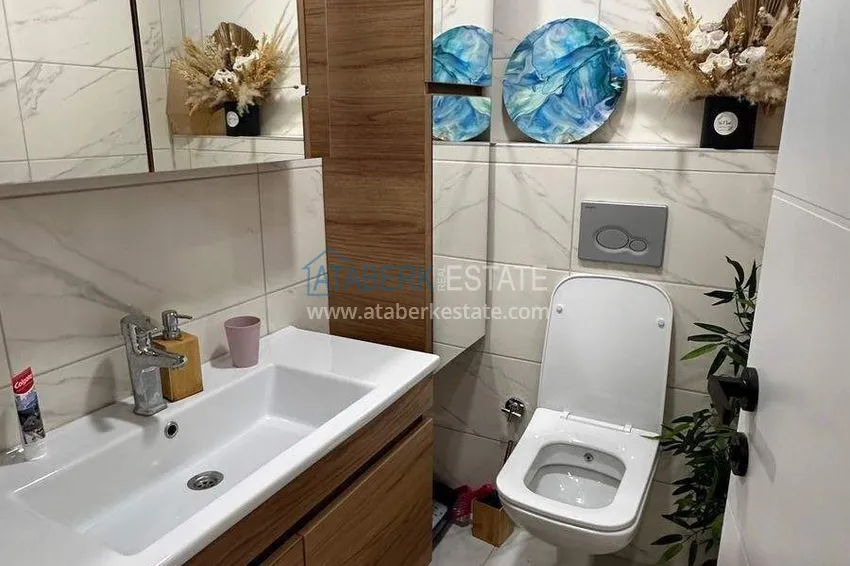 Kupuj  Duplex ogrodowy 3+1 w Kargicak - umeblowany bezpośrednio od właściciela 14 