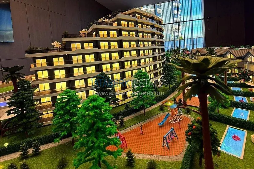 Nowy projekt w Antalyi, dzielnica Altintash — mieszkania od dewelopera w budowie 9 