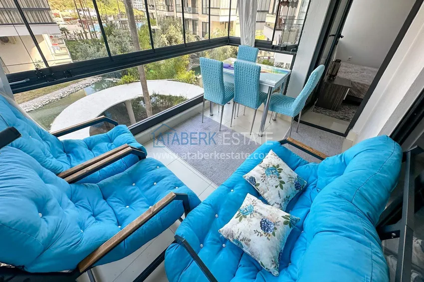 Kupuj  Apartament 1+1 w Kestel — umeblowane, przystępna cena 10 