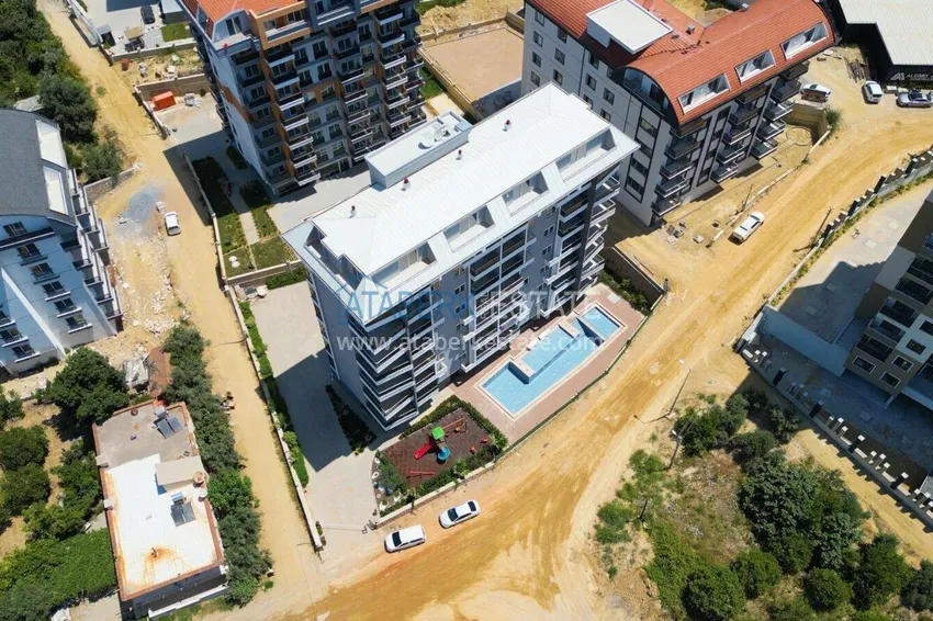 Apartament 1+1 w Avsallar - od właściciela, umeblowany i z widokiem na morze  4 