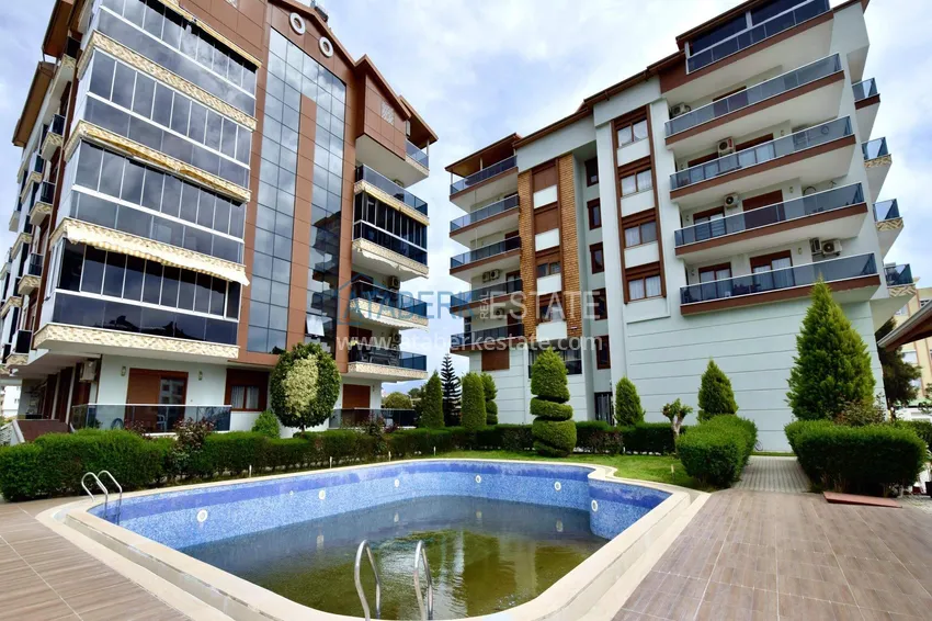 Apartament 2+1 w Gazipasa - umeblowany, przeszklony balkon  1 