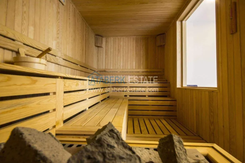 Apartament 2+1 przy plaży w Mahmutlar — meble, bezpośredni widok na morze  27 