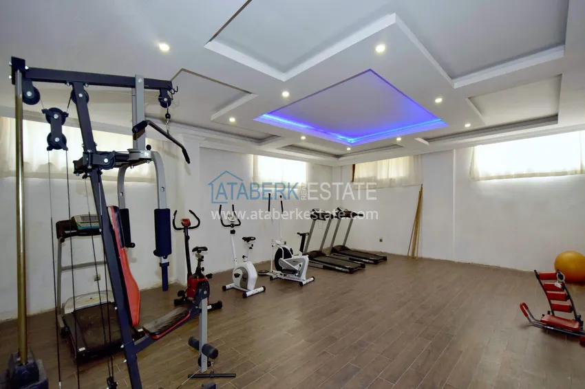 Apartament 2+1 w Gazipasa - umeblowany, przeszklony balkon  17 