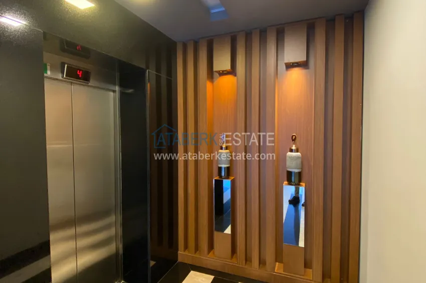 Apartament 2+1 przy plaży w Mahmutlar — meble, bezpośredni widok na morze  28 