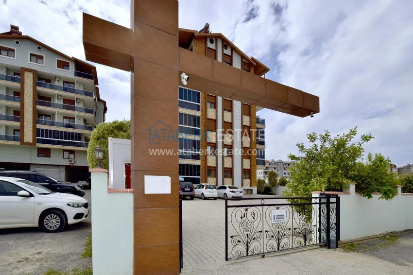 Apartament 2+1 w Gazipasa - umeblowany, przeszklony balkon  2 