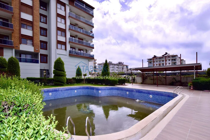 Apartament 2+1 w Gazipasa - umeblowany, przeszklony balkon  4 