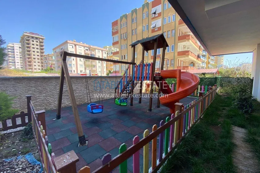 Apartament 2+1 przy plaży w Mahmutlar — meble, bezpośredni widok na morze  15 