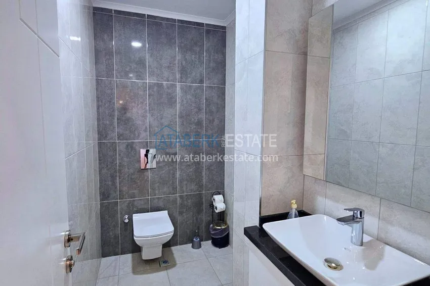 Kupuj  Dwupoziomowy penthouse 2+1 w Mahmutlar — meble, widok na morze i góry, kompleks z obsługą hotelową 11 