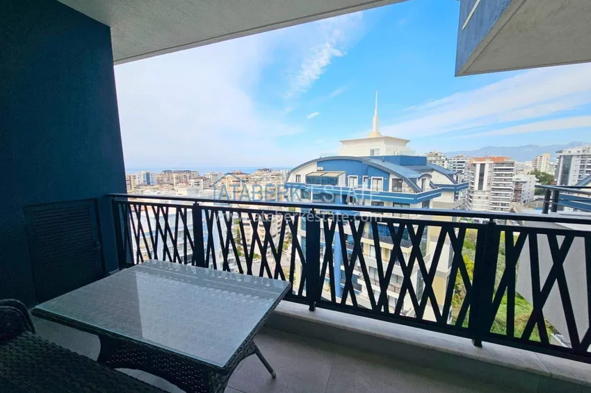 Kupuj  Dwupoziomowy penthouse 2+1 w Mahmutlar — meble, widok na morze i góry, kompleks z obsługą hotelową 12 