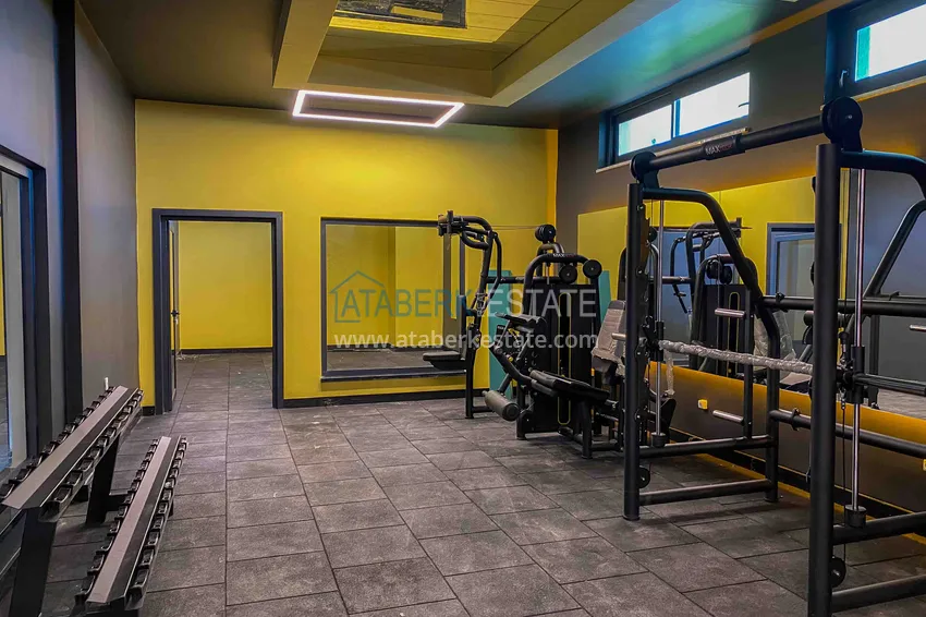 Dwupoziomowy penthouse 2+1 w Mahmutlar — meble, widok na morze i góry, kompleks z obsługą hotelową 19 