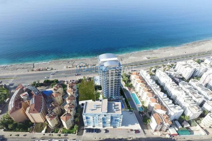 Apartament 2+1 na pierwszej linii w Mahmutlar - widok na morze, ciepłe podłogi, od właściciela 1 
