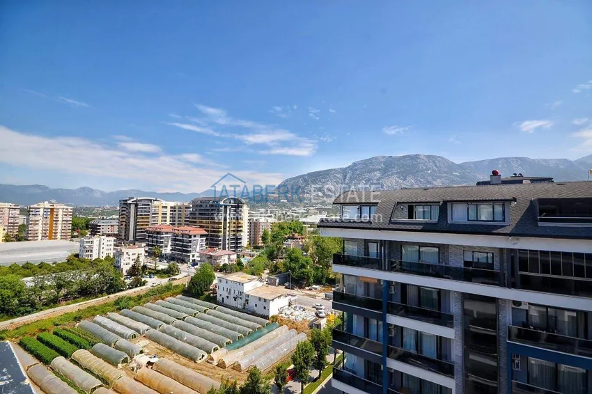 Kupuj  Penthouse duplex 2+1 w Mahmutlar - umeblowany i z widokiem na góry, w pobliżu centrum 35 