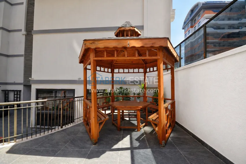 Apartament 1+1 57 m² z widokiem na morze w Mahmutlar - nowoczesny kompleks mieszkalny 12 