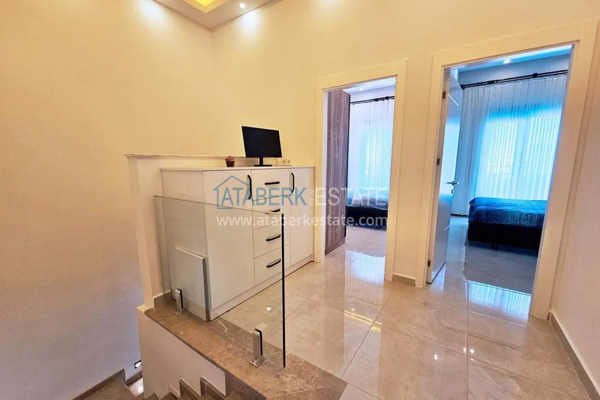 Kupuj  Dwupoziomowy penthouse 2+1 w Mahmutlar — meble, widok na morze i góry, kompleks z obsługą hotelową 5 