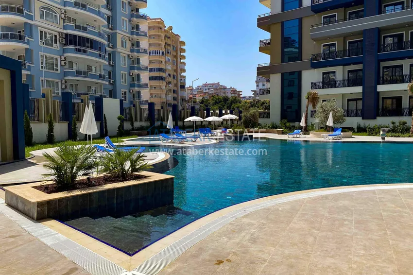 Dwupoziomowy penthouse 2+1 w Mahmutlar — meble, widok na morze i góry, kompleks z obsługą hotelową 6 