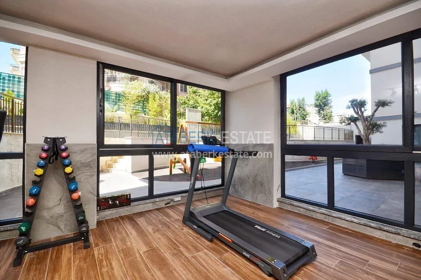 Apartament 1+1 57 m² z widokiem na morze w Mahmutlar - nowoczesny kompleks mieszkalny 15 