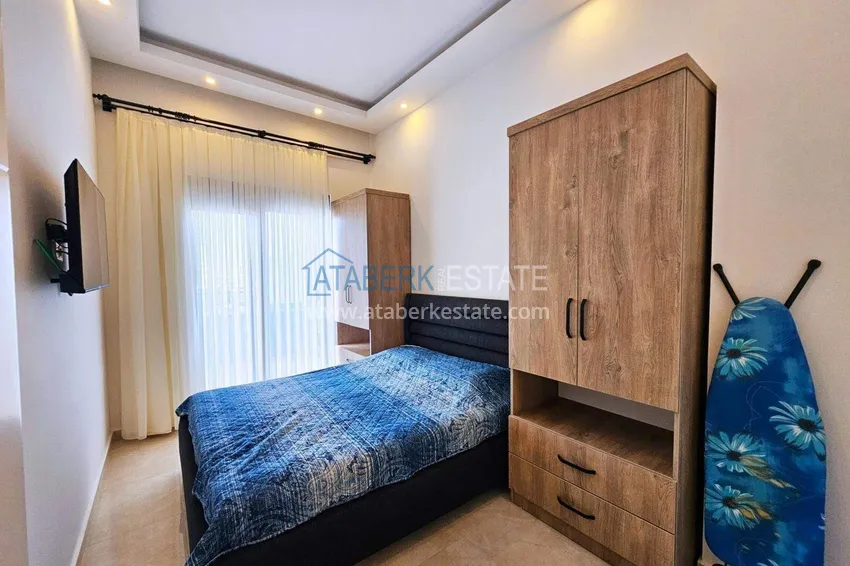 Kupuj  Dwupoziomowy penthouse 2+1 w Mahmutlar — meble, widok na morze i góry, kompleks z obsługą hotelową 8 