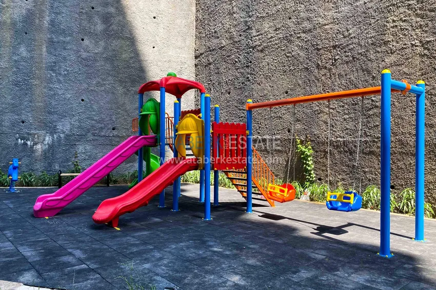 Dwupoziomowy penthouse 2+1 w Mahmutlar — meble, widok na morze i góry, kompleks z obsługą hotelową 9 
