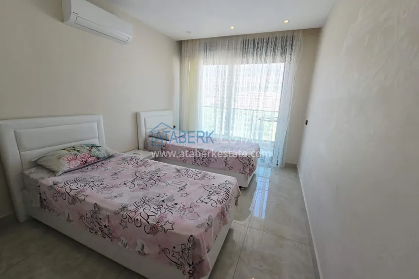 Kupuj  Apartament 2+1 w Mahmutlar — meble, widok na góry, pierwsza linia brzegowa  11 