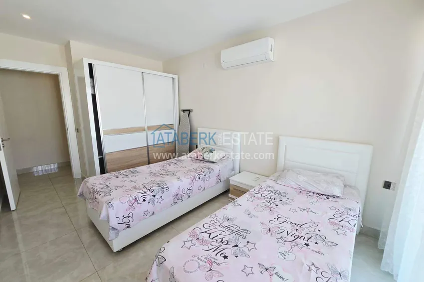 Kupuj  Apartament 2+1 w Mahmutlar — meble, widok na góry, pierwsza linia brzegowa  12 