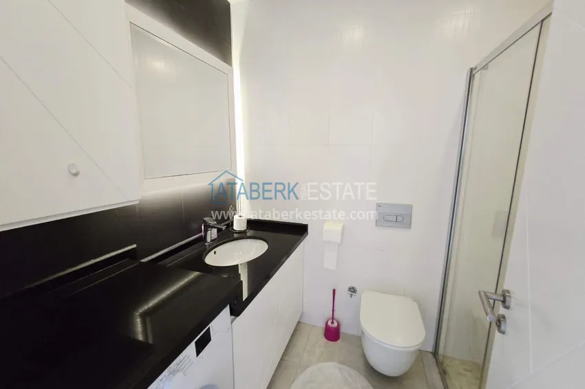 Kupuj  Apartament 2+1 w Mahmutlar — meble, widok na góry, pierwsza linia brzegowa  14 