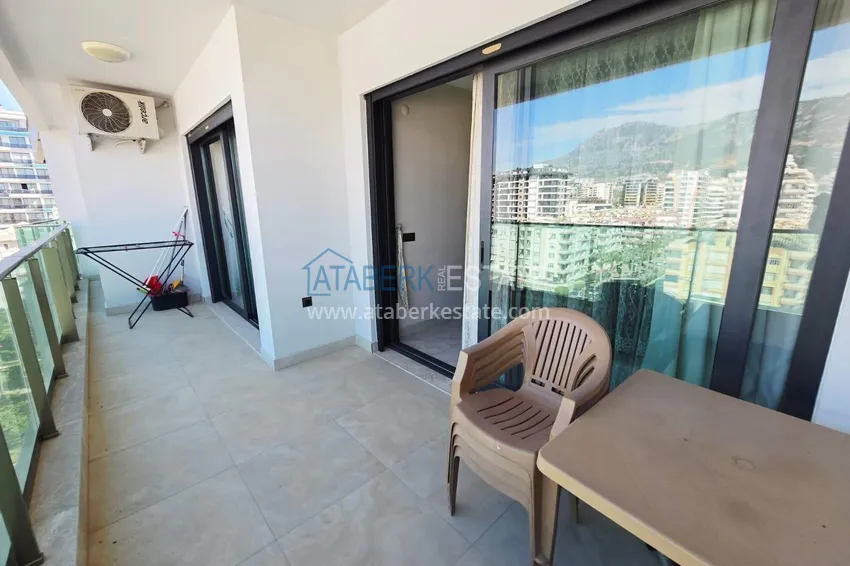 Kupuj  Apartament 2+1 w Mahmutlar — meble, widok na góry, pierwsza linia brzegowa  15 