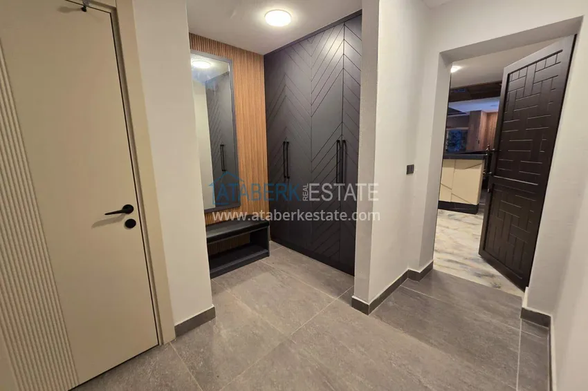 Dwa apartamenty 1+1 w centrum Alanyi, plaża Kleopatra - piękne wykończenie, nowoczesny kompleks 18 