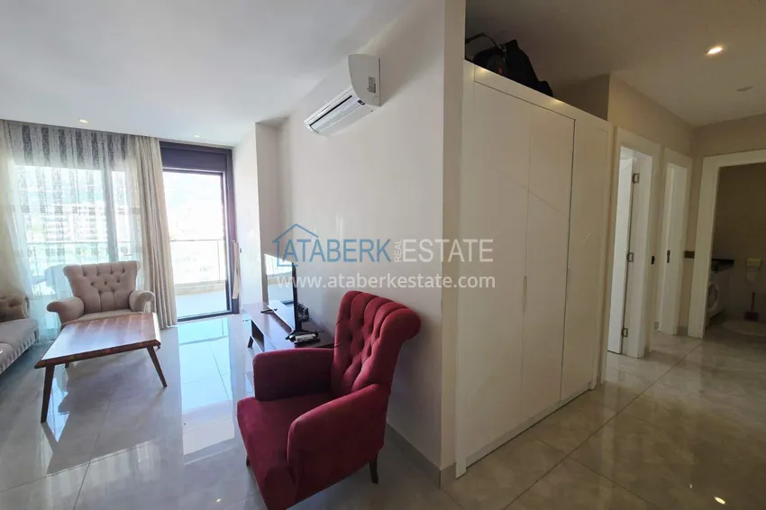 Kupuj  Apartament 2+1 w Mahmutlar — meble, widok na góry, pierwsza linia brzegowa  2 