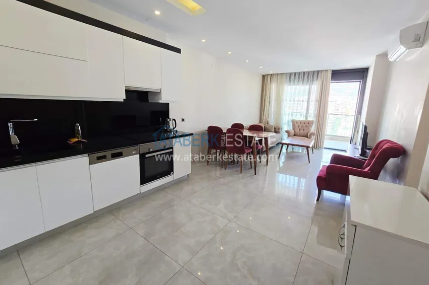 Kupuj  Apartament 2+1 w Mahmutlar — meble, widok na góry, pierwsza linia brzegowa  3 