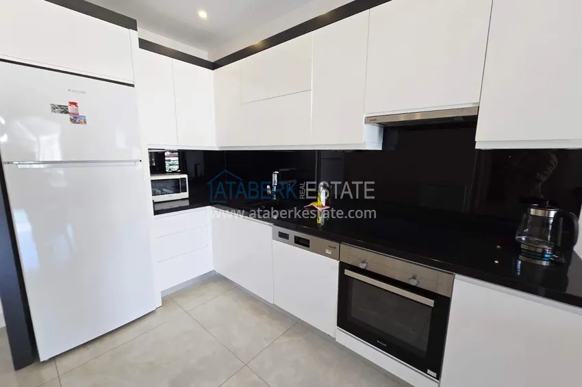Kupuj  Apartament 2+1 w Mahmutlar — meble, widok na góry, pierwsza linia brzegowa  4 