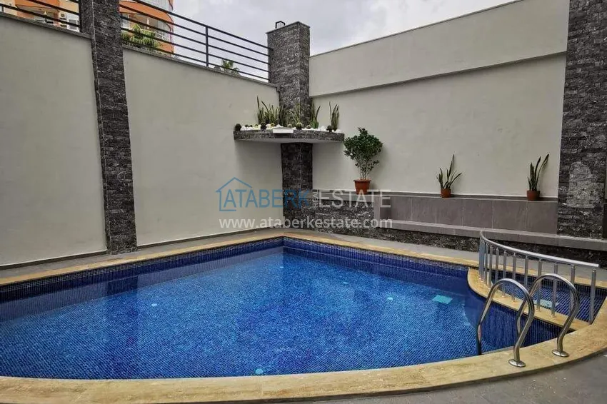 Apartament i penthouse w Tosmur - pojedyncza cena za dwie nieruchomości, 300 m od morza  4 