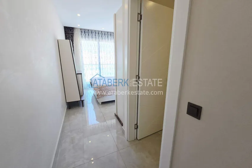 Kupuj  Apartament 2+1 w Mahmutlar — meble, widok na góry, pierwsza linia brzegowa  7 